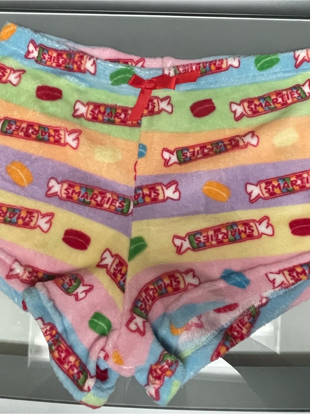 Women’s  Plush Candy-Print Shorts - Multicolor